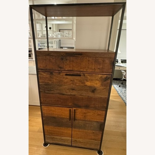 Used Crate & Barrel Clive Bar Cabinet for sale on AptDeco