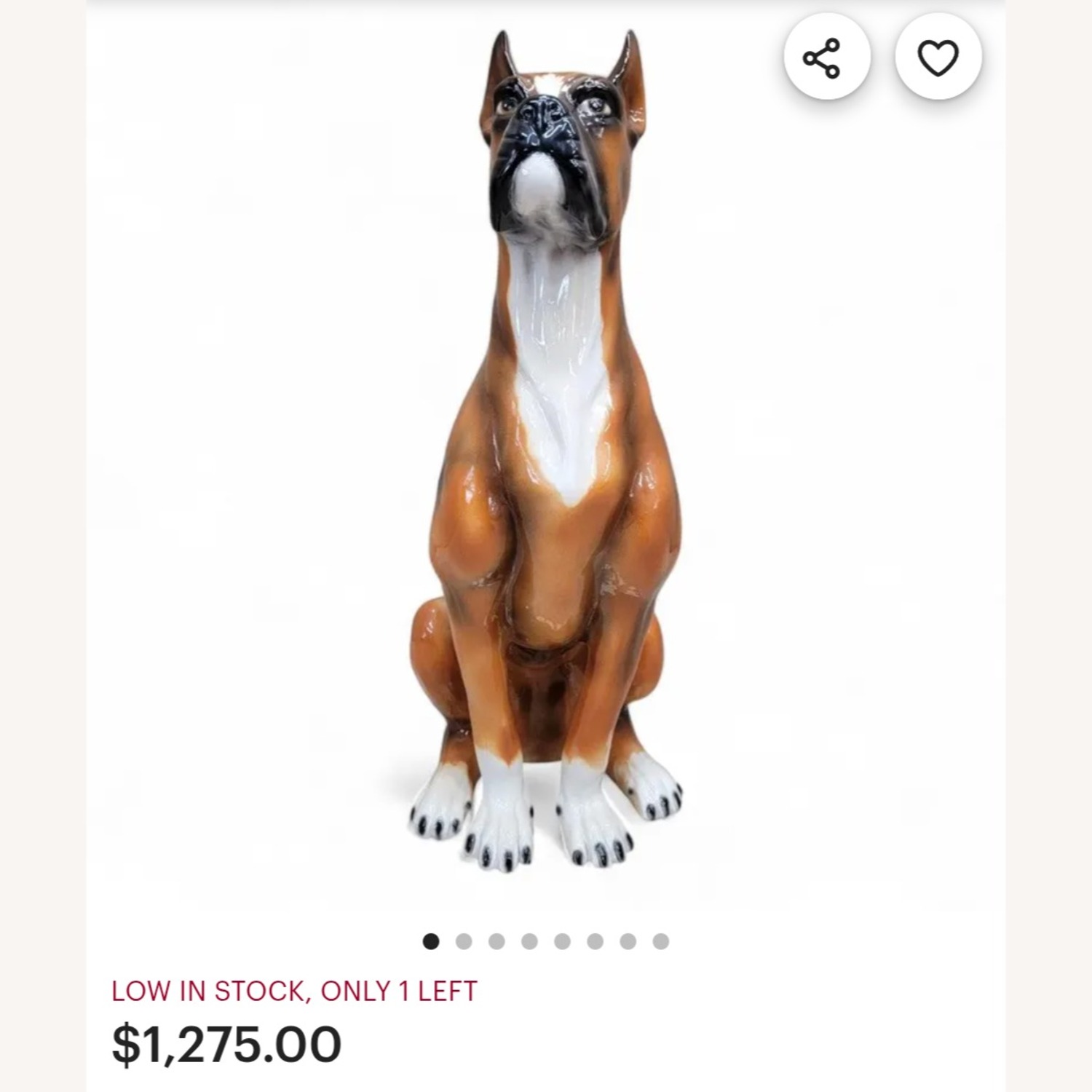 Ceramic Italian Hand Crafted Dog - image-2