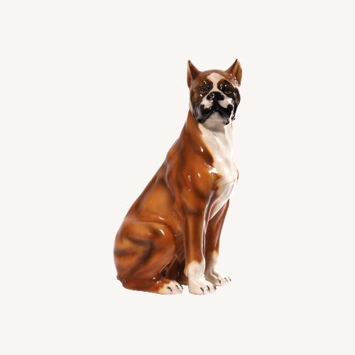 Used Ceramic Italian Hand Crafted Dog for sale on AptDeco
