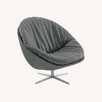 De Sede Dark Gray Faux Leather Accent Chair