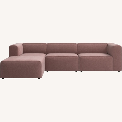 Used BoConcept Carmo Pink Fabric 3+ Piece Sectional for sale on AptDeco