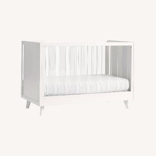 Used Pottery Barn Kids Sloan White Wood Crib for sale on AptDeco