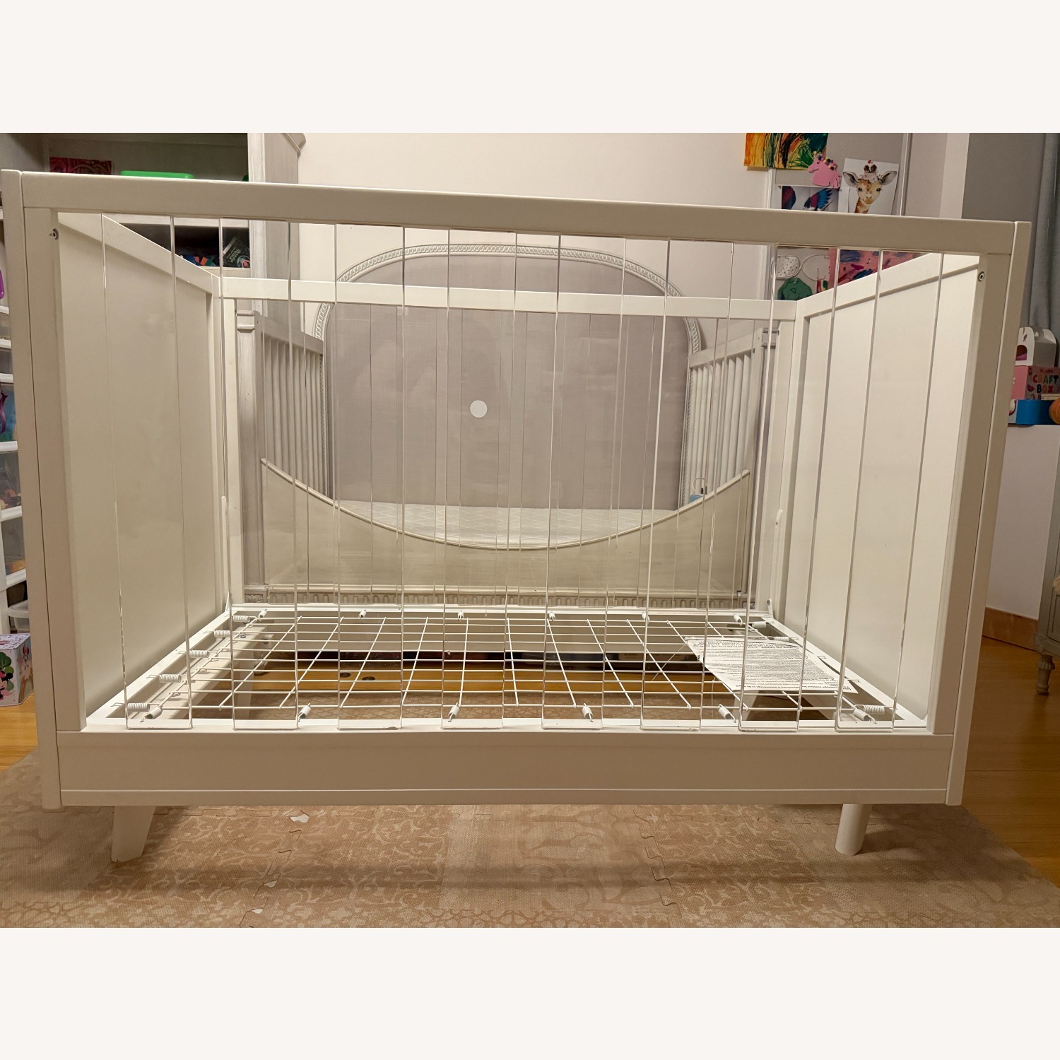 Pottery Barn Kids Sloan White Wood Crib - image-3
