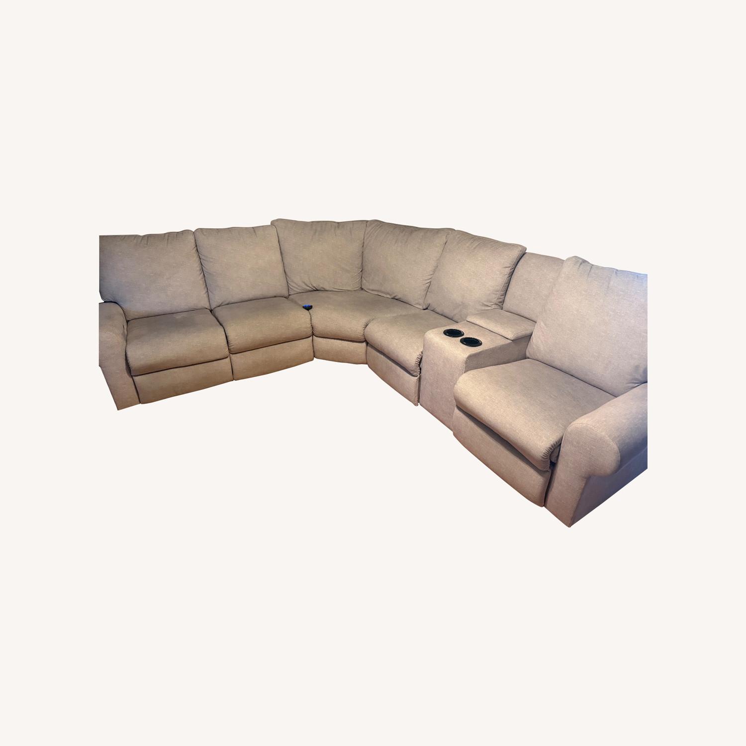 Jordan's Furniture Light Gray 3+ Piece Sectional - image-0