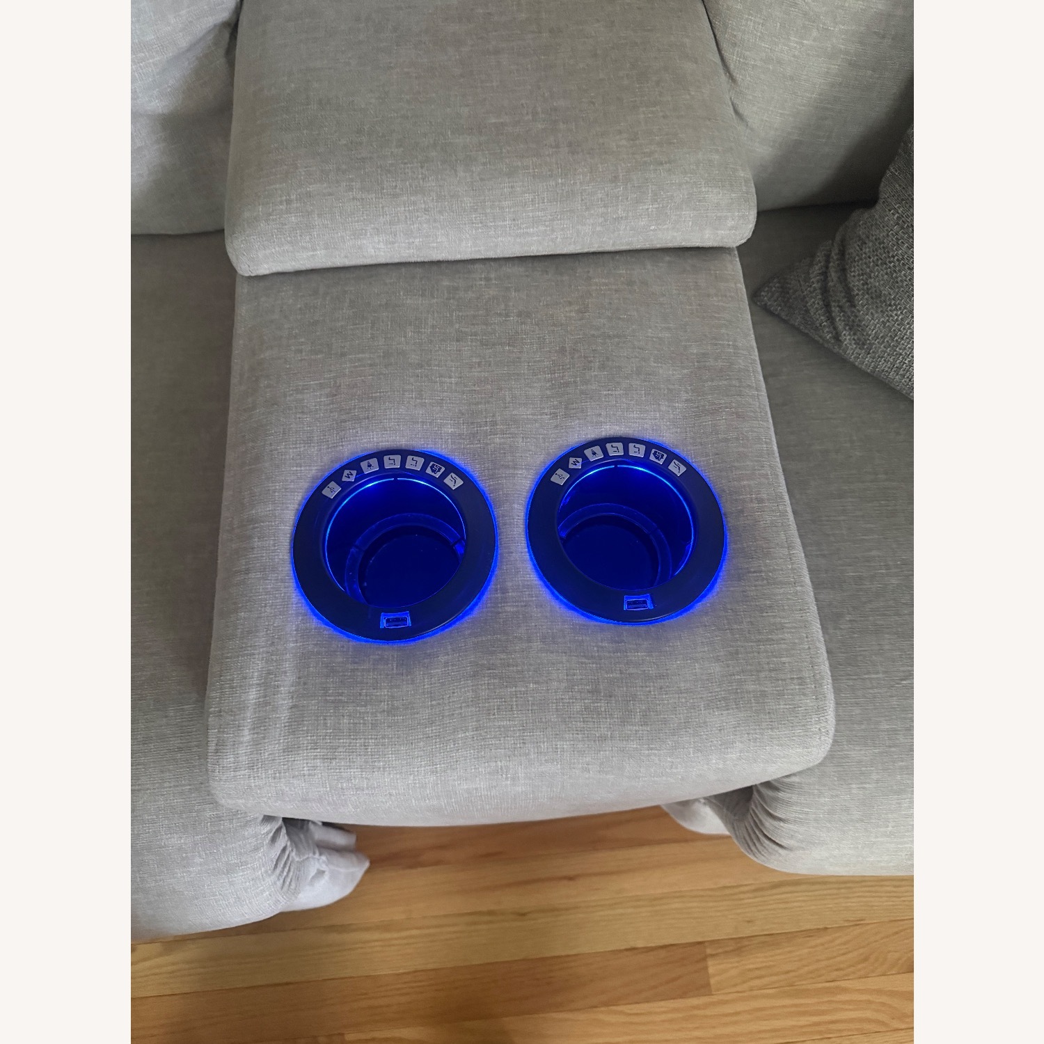 Jordan's Furniture Light Gray 3+ Piece Sectional - image-10