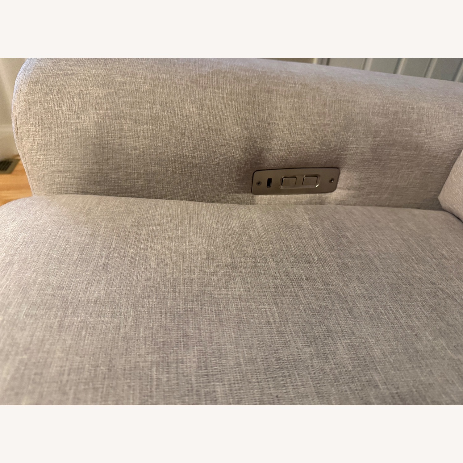 Jordan's Furniture Light Gray 3+ Piece Sectional - image-5