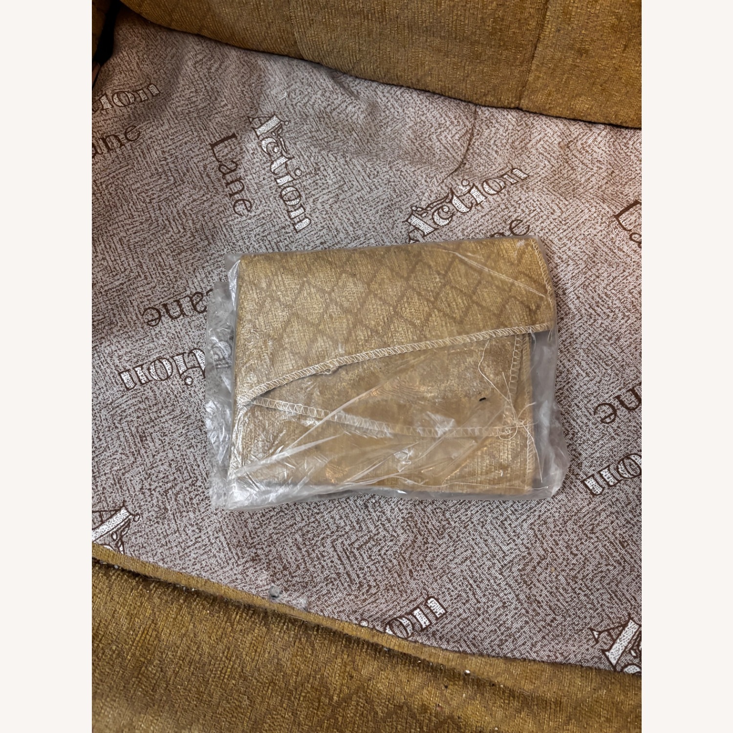 Lane Furniture Gold Fabric Recliner - image-4