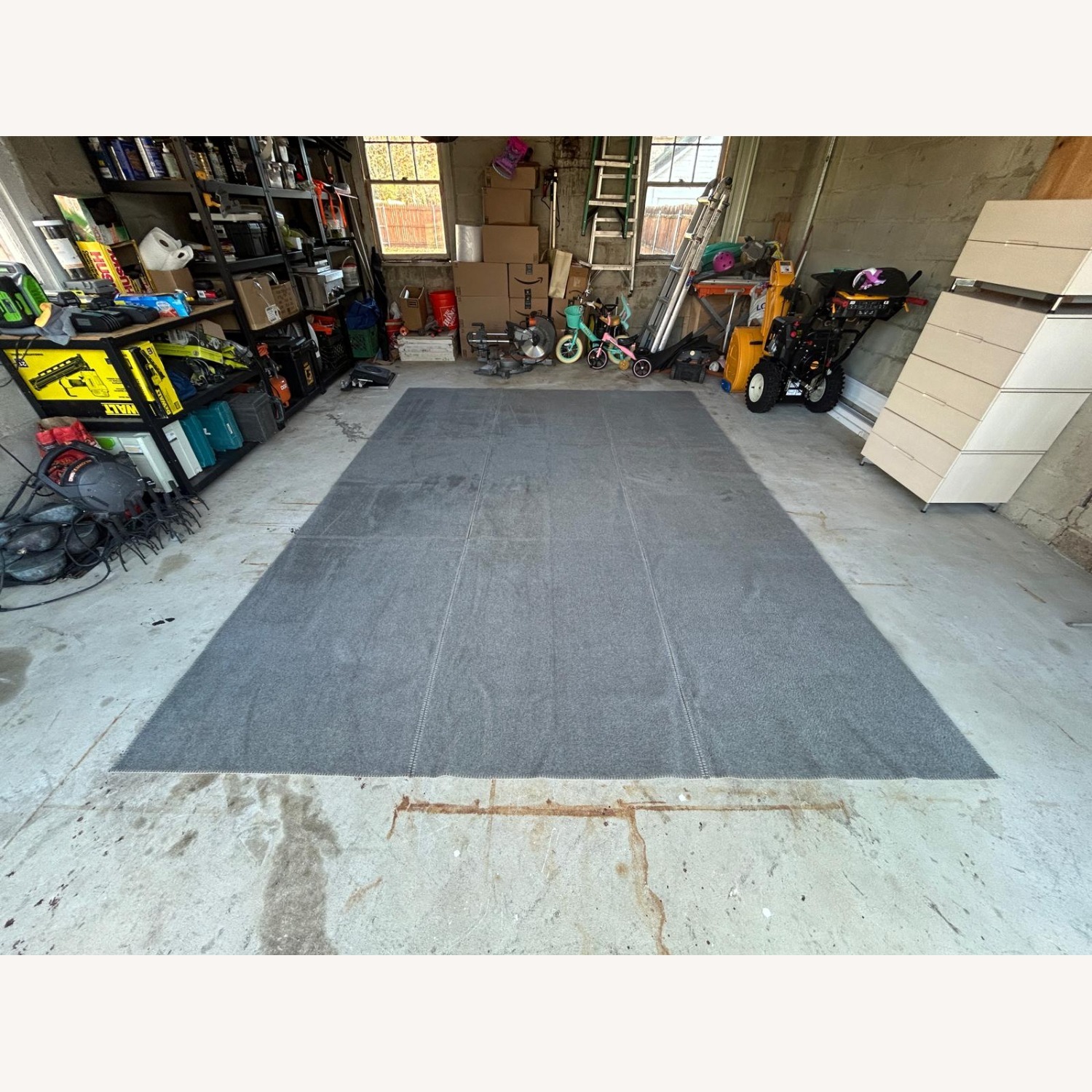 Custom Mid-Century Wool Rug (11'-11" x 8'-10") - image-5