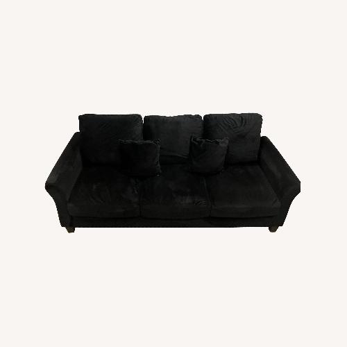 Used Modern Black 3-Seater Sofa for sale on AptDeco