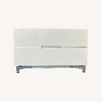 Pair of Mid-Century Modern Light Wood Nightstands