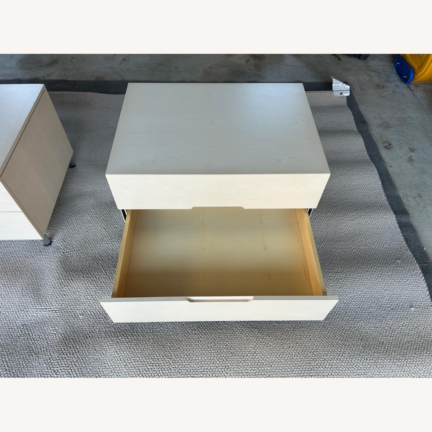 Pair of Mid-Century Modern Light Wood Nightstands - image-3