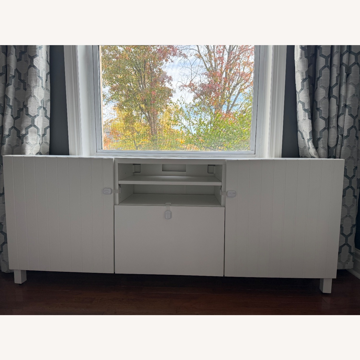 IKEA White Media Storage - image-1
