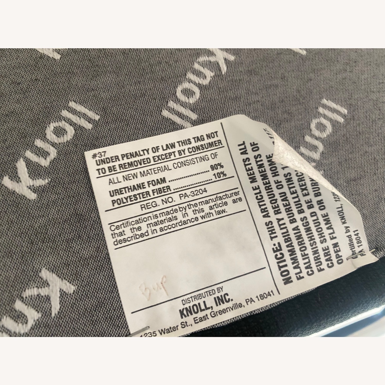 Knoll Brno Black Fabric Office Chairs - image-3