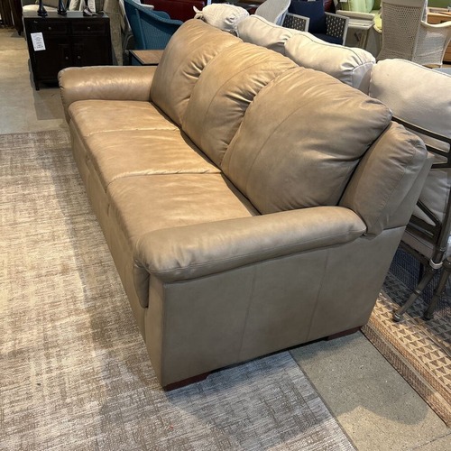 Used Bonded Leather 3-Seat Sofa for sale on AptDeco