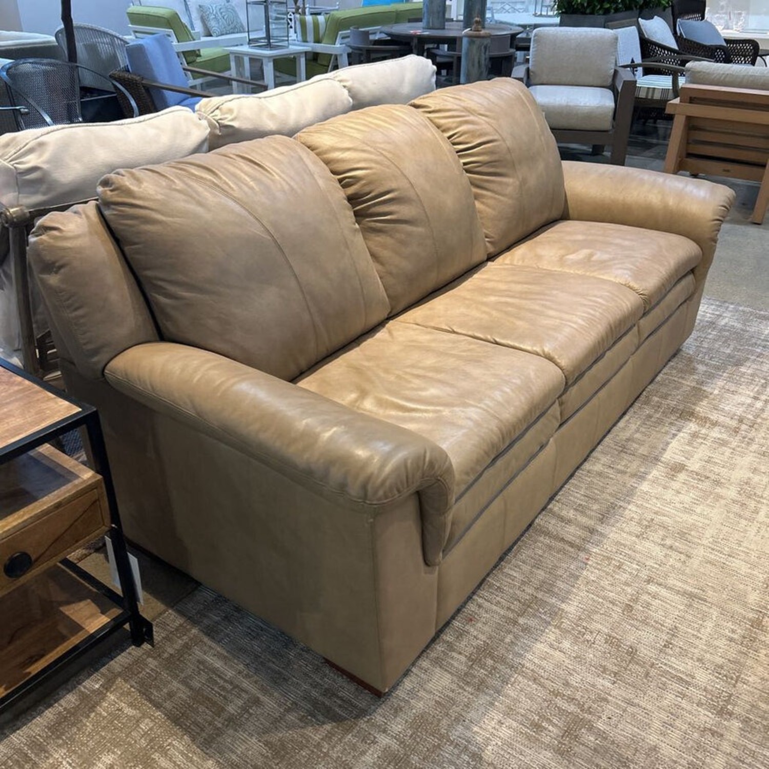 Bonded Leather 3-Seat Sofa - image-10