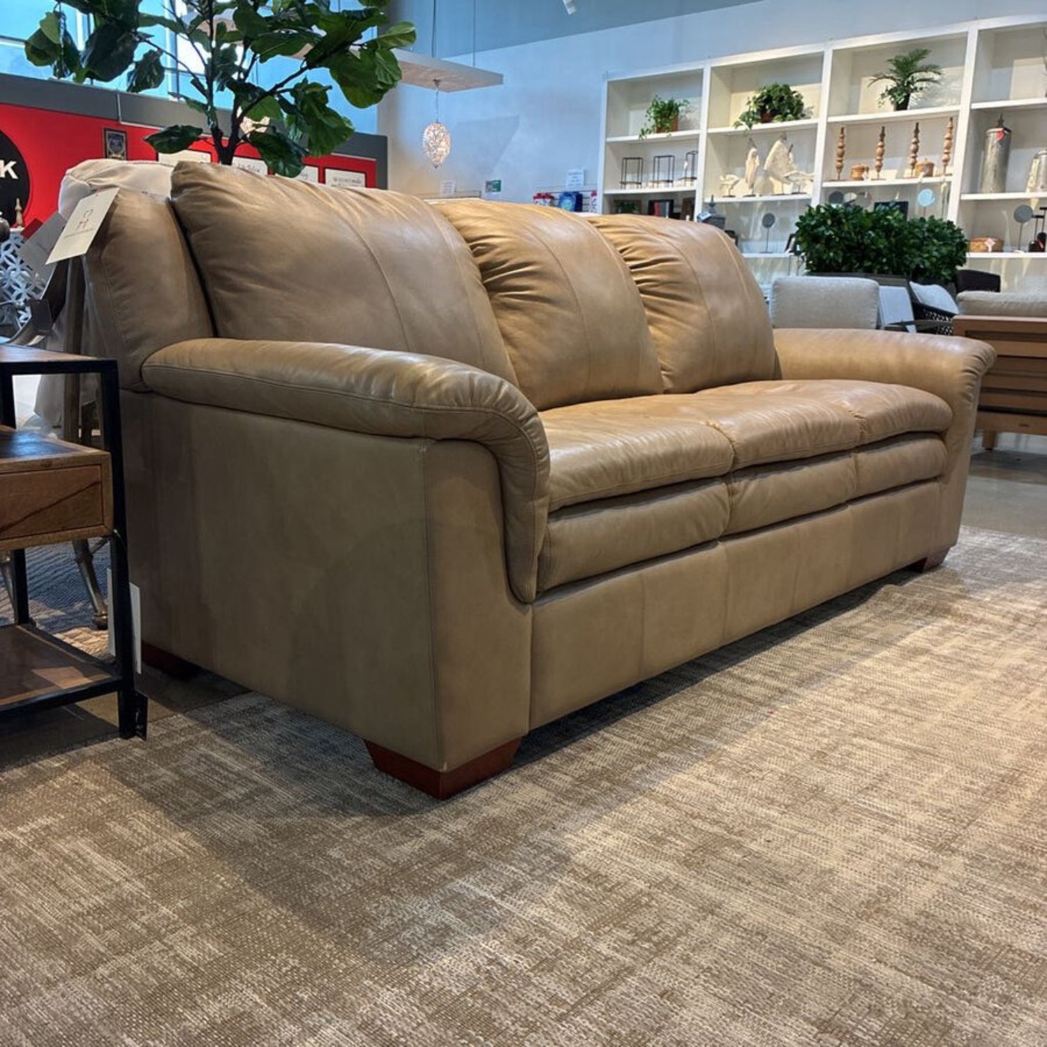 Bonded Leather 3-Seat Sofa - image-4