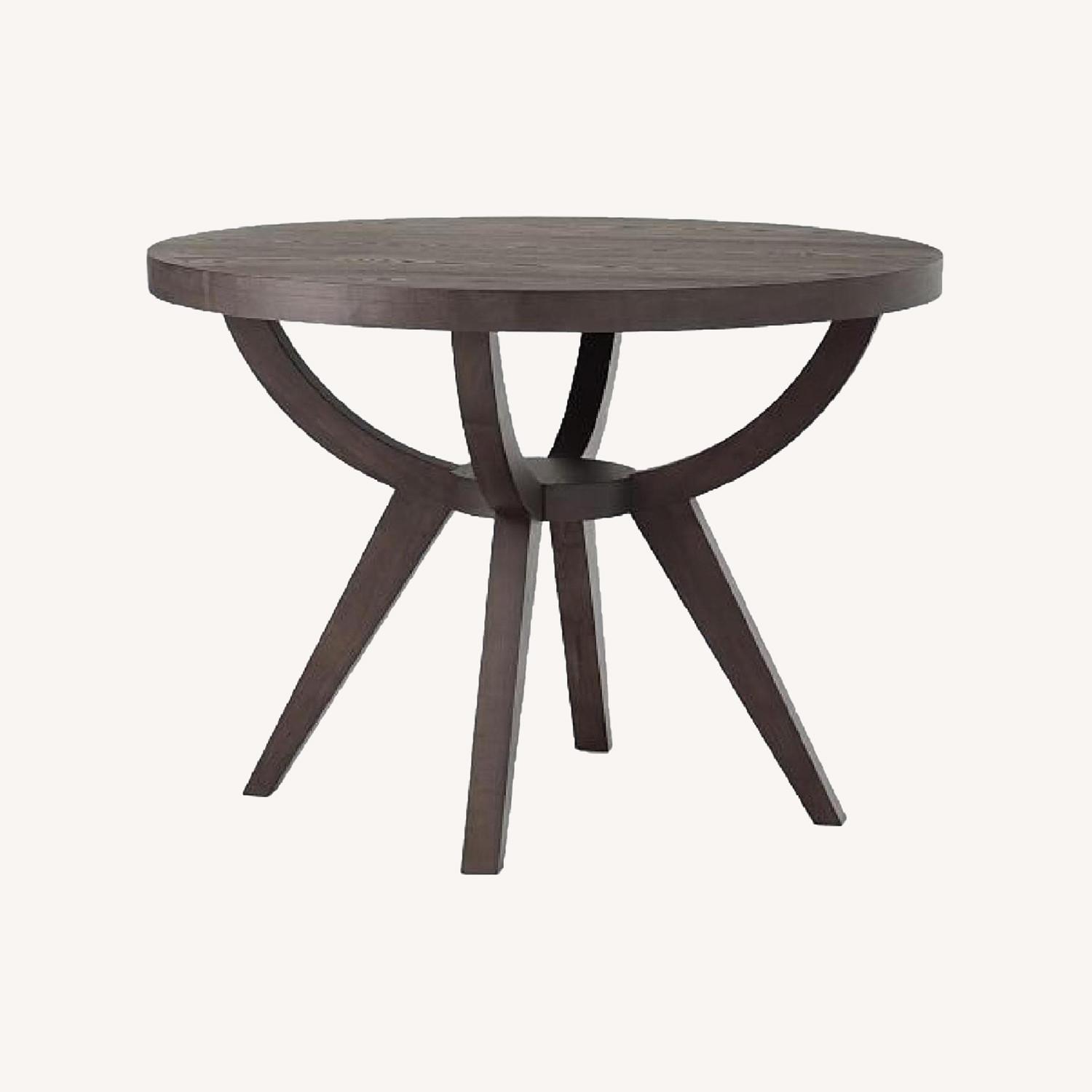 West Elm Arc Base Pedestal Round Table, 42" - image-0