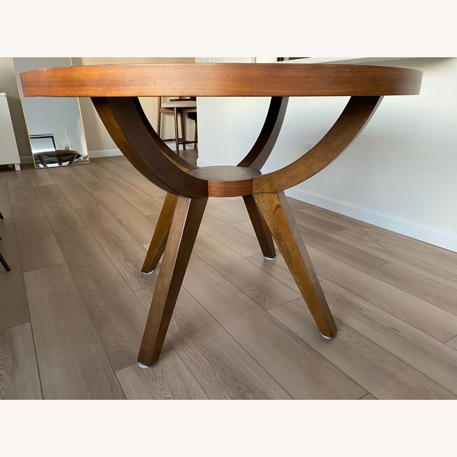 West Elm Arc Base Pedestal Round Table, 42" - image-2