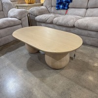 Lulu and Georgia Oval Solid Wood Coffee Table