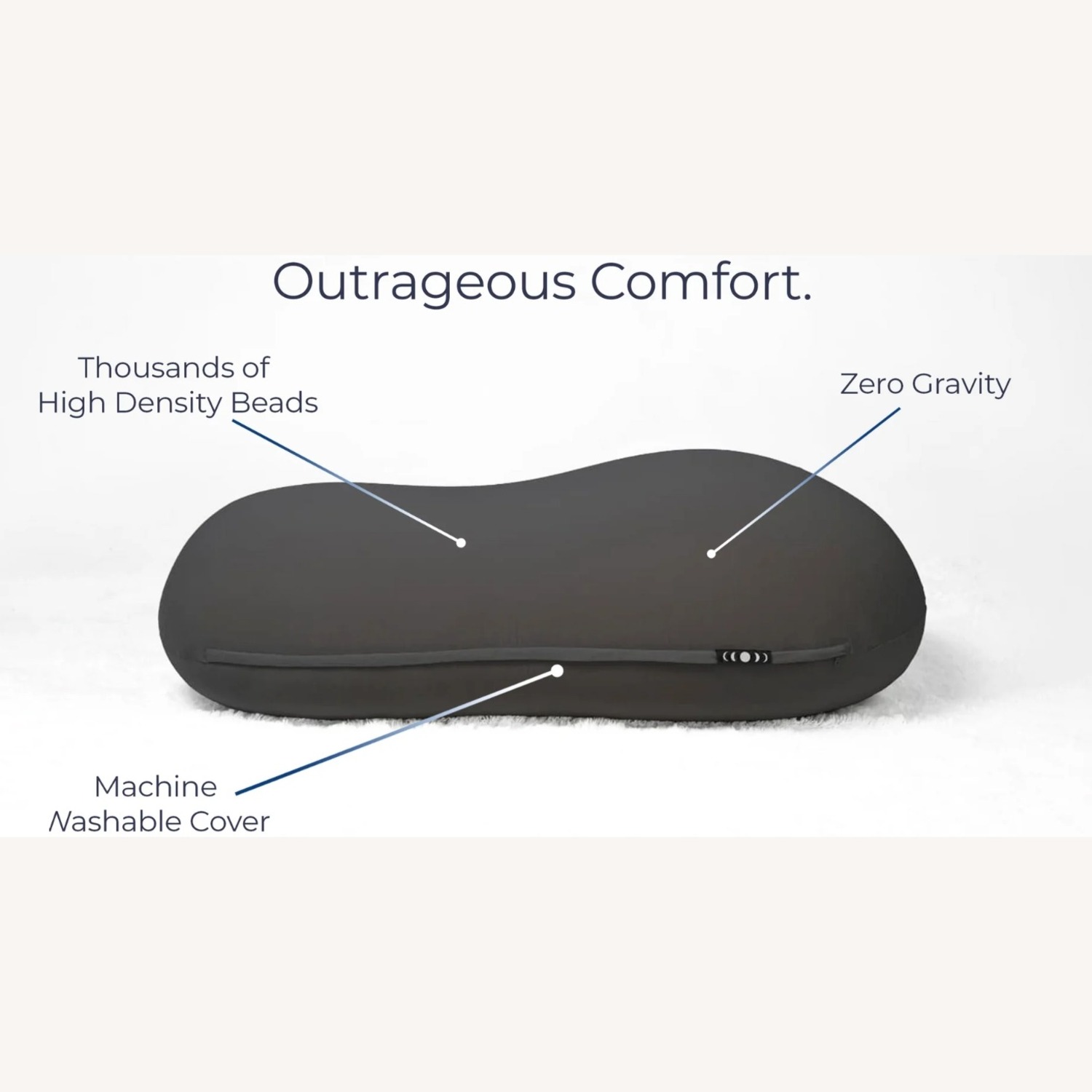 Moon Pod Bean Bag Chair - image-2