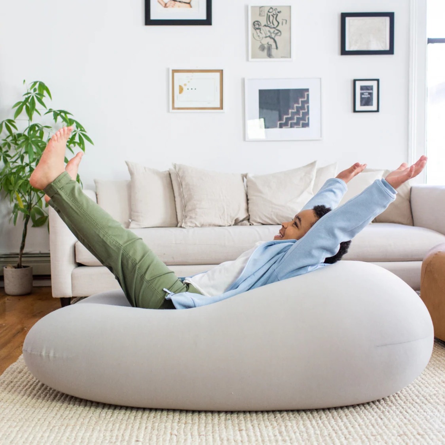 Moon Pod Bean Bag Chair - image-5