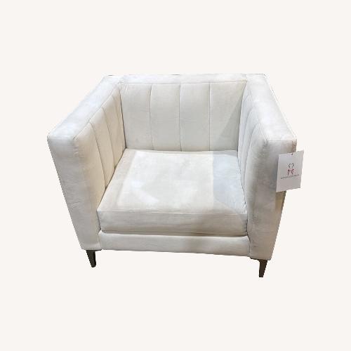 Used Jonathan Louis Elle Upholstered Velvet Club Chair for sale on AptDeco