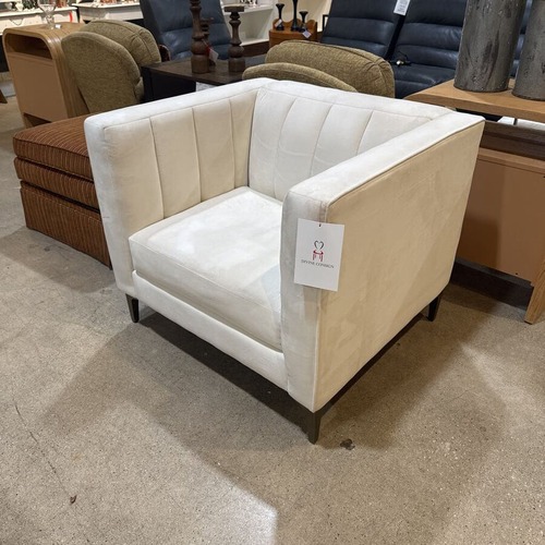 Used Jonathan Louis Elle Upholstered Velvet Club Chair for sale on AptDeco