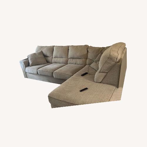 Used Two Piece Upholstered Sectional for sale on AptDeco