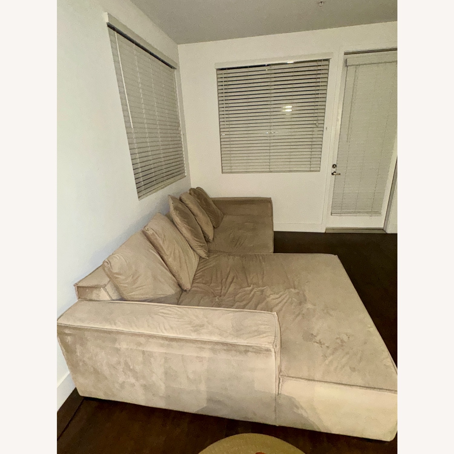 Two Piece Upholstered Sectional - image-2