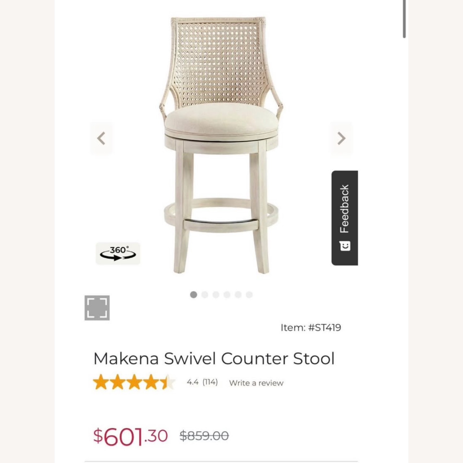 Ballard Designs Malena Counter Stools - image-3