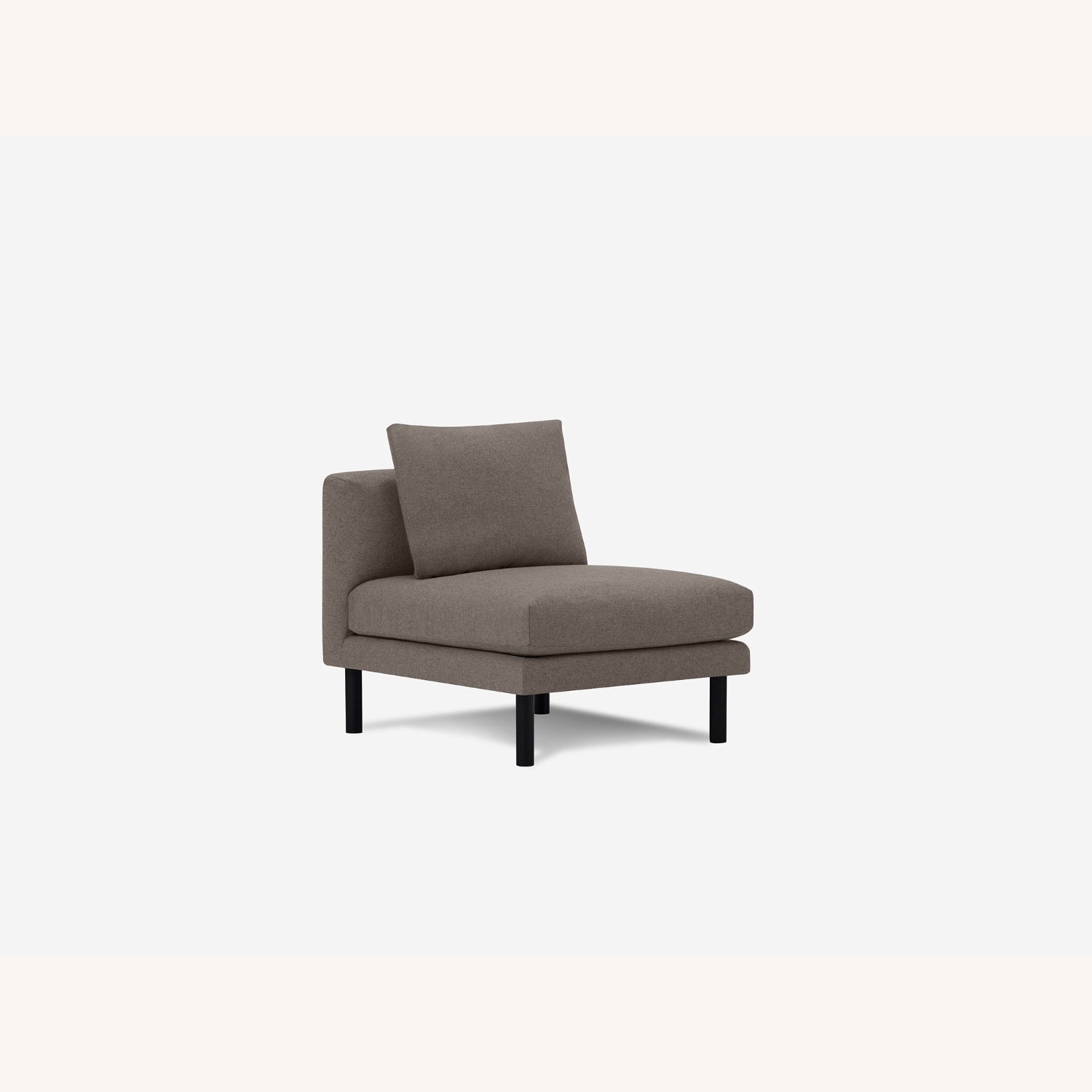 EQ3 Replay Light Gray Leather Accent Chair - image-4