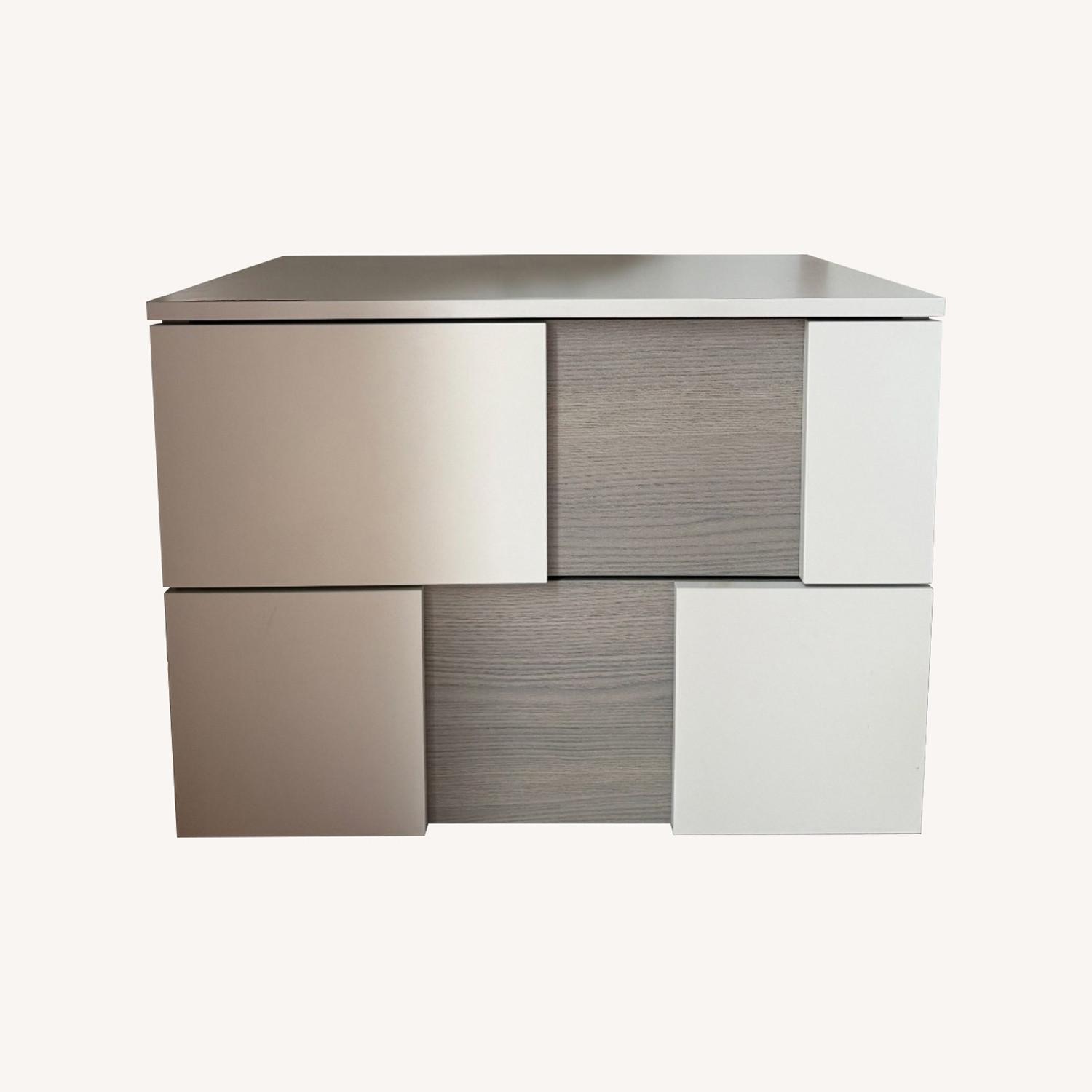 Calligaris Universal Two-tone Light Gray Nightstand - image-0