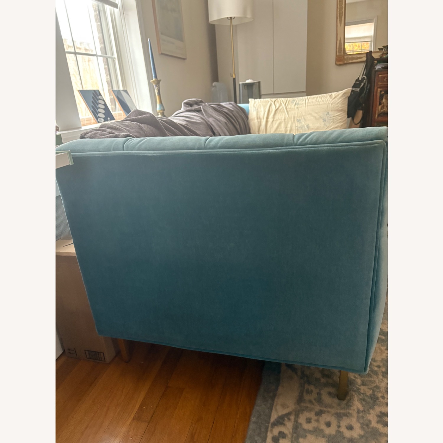 ABC 74 Sofa Tufted Blue - image-2