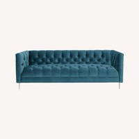 ABC 74 Sofa Tufted Blue
