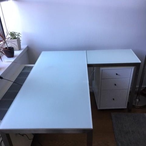 Used Room & Board Portica Desk & Drawers for sale on AptDeco
