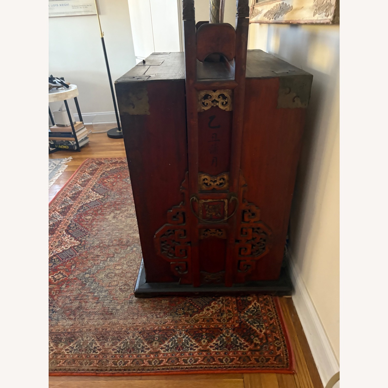 Vintage/Antique Black Chest - image-2