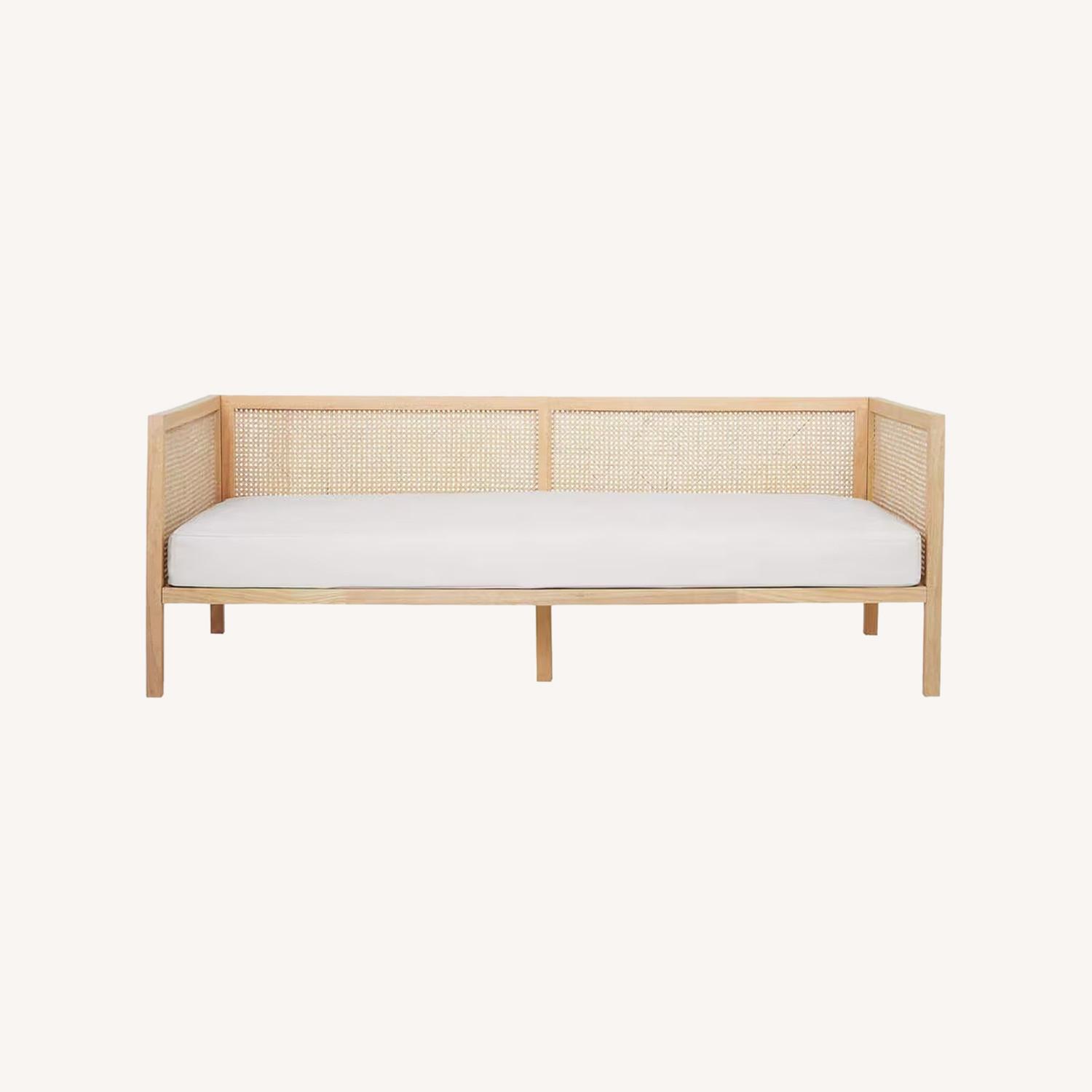 CB2 Boho Natural Wood Daybed - image-0