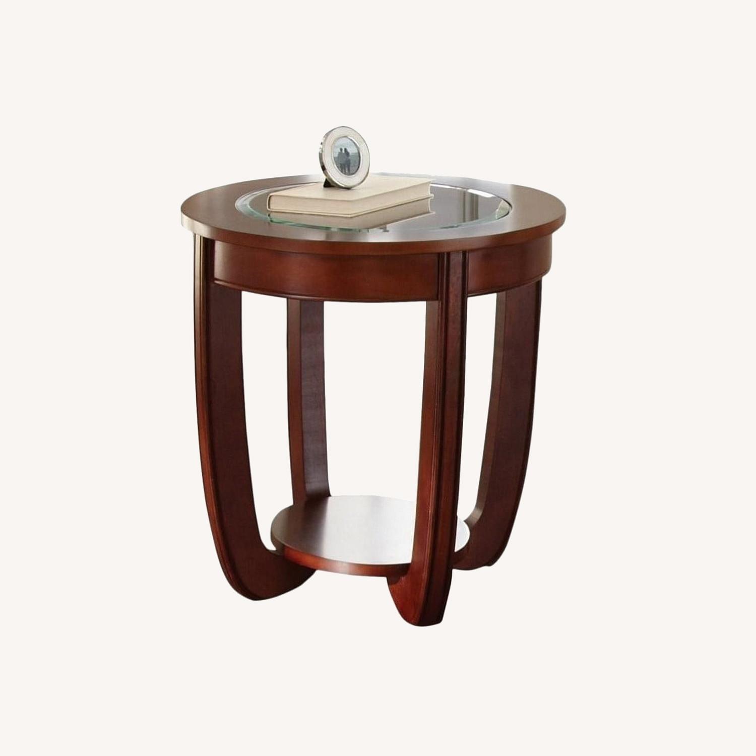 Steve Silver Co. Dark Brown Wood Side Table - image-0