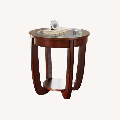 Used Steve Silver Co. Dark Brown Wood Side Table for sale on AptDeco