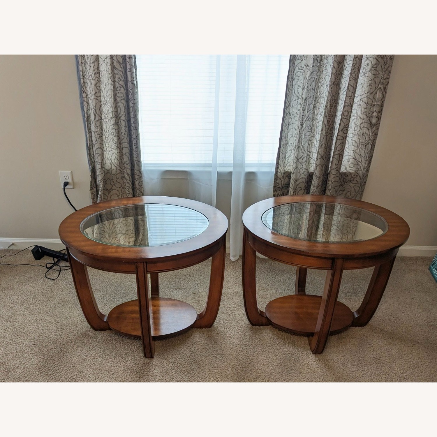 Steve Silver Co. Dark Brown Wood Side Table - image-2