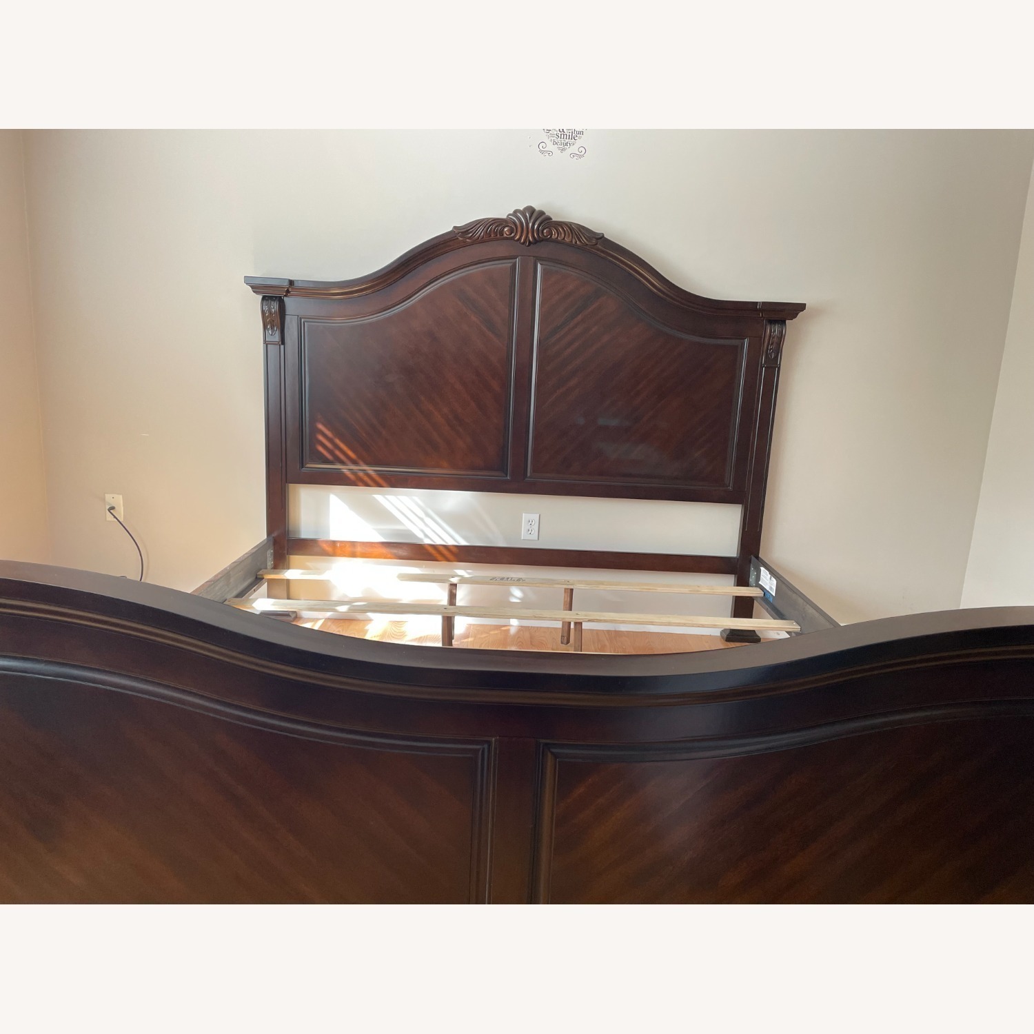 New Classic Furniture Co Dark Brown Wood King Bed - image-5