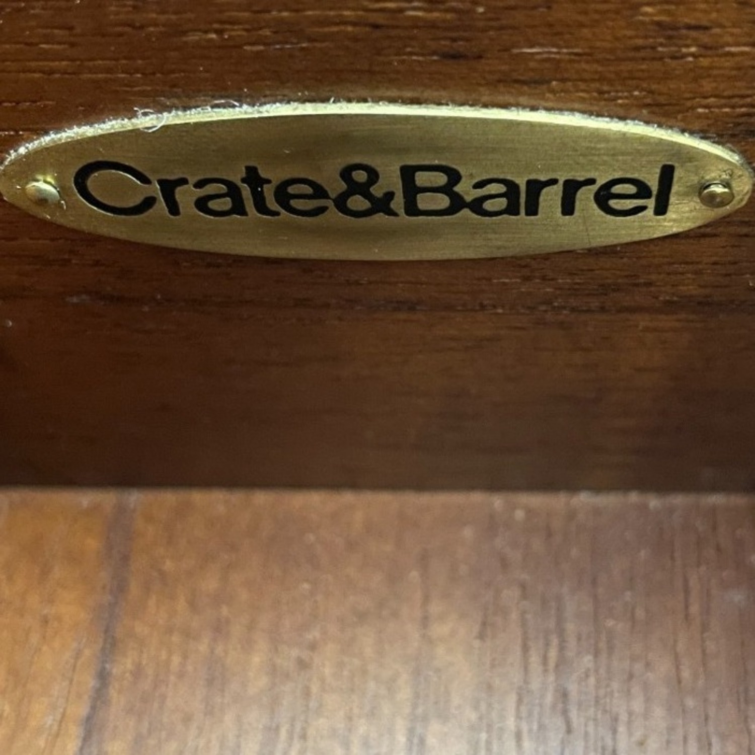 Crate & Barrel Dark Brown Wood Dresser - image-4