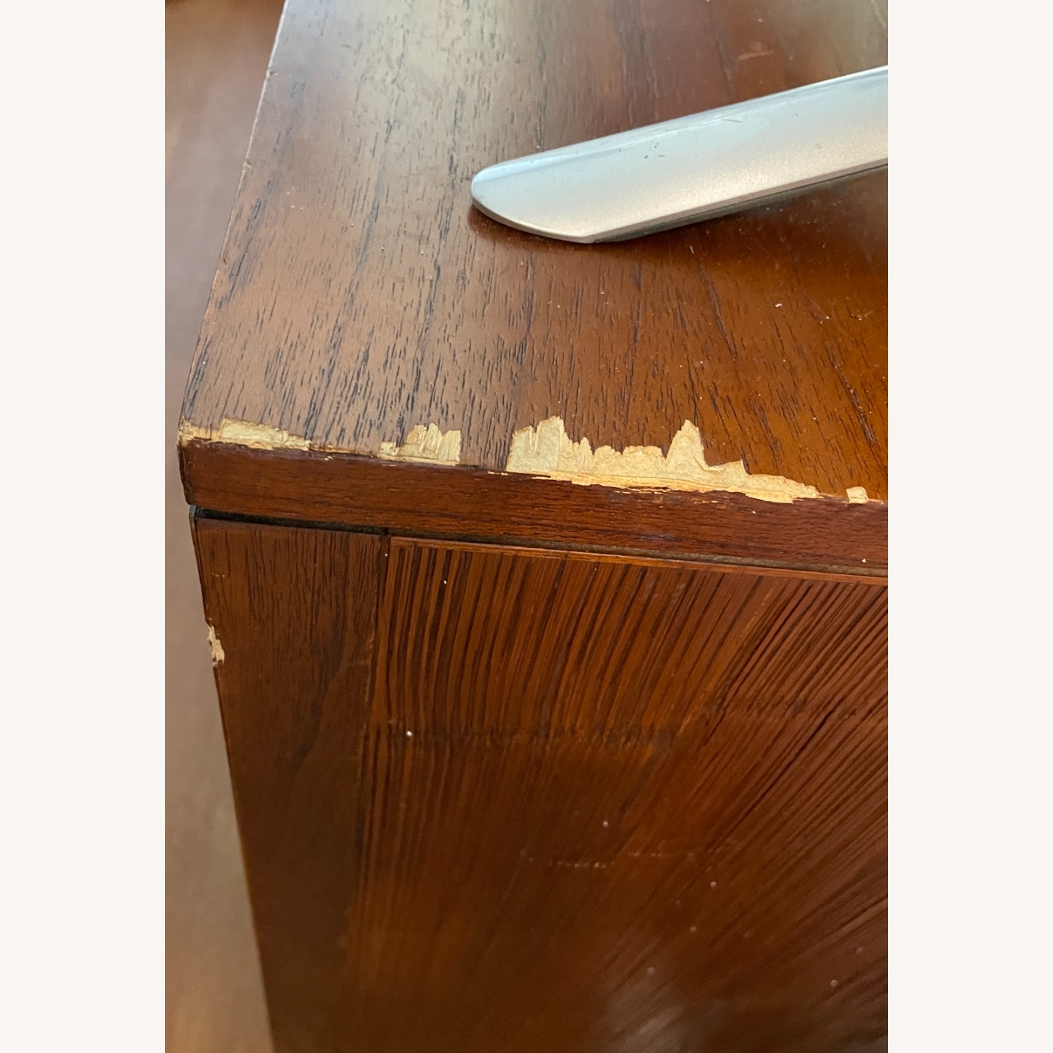 Crate & Barrel Dark Brown Wood Dresser - image-1