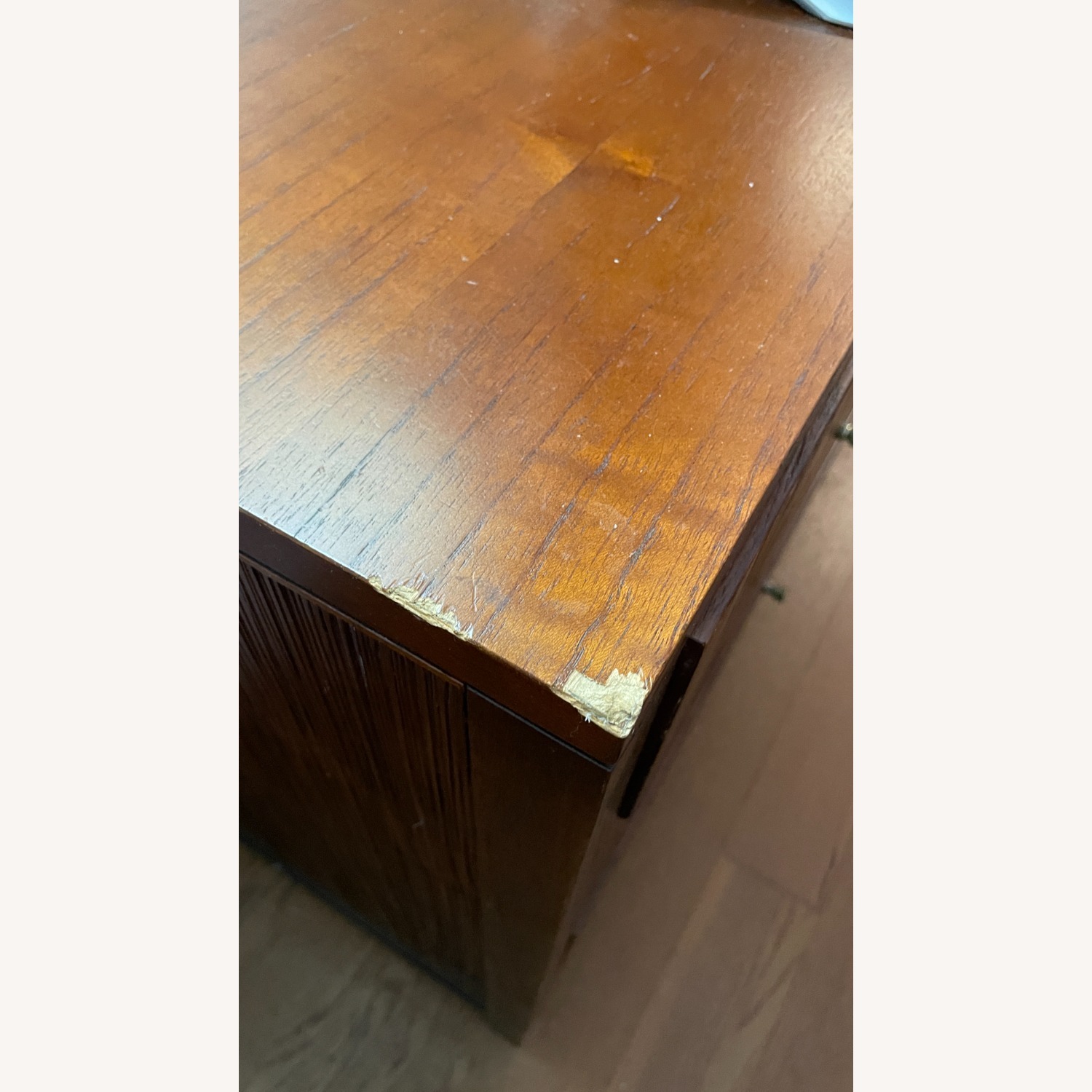 Crate & Barrel Dark Brown Wood Dresser - image-2