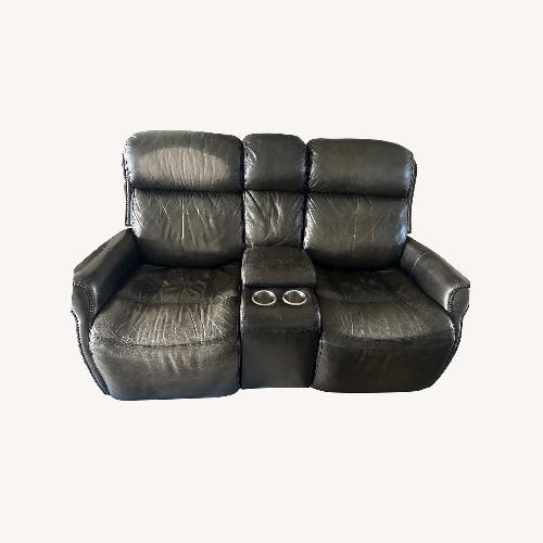 Used Gardner-White Furniture Flex Dark Gray Loveseat for sale on AptDeco
