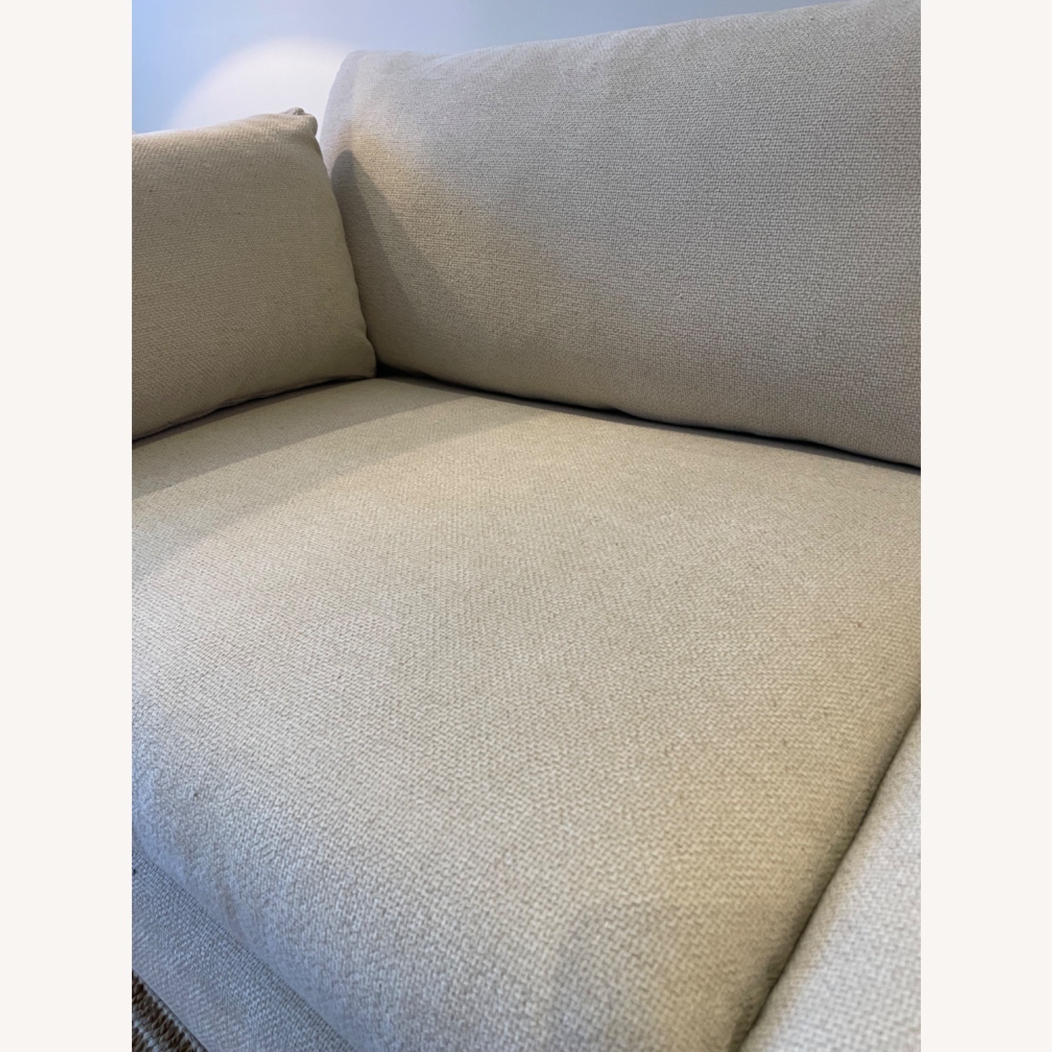 Crate & Barrel Natural Fabric 2 Seater Sofa - image-6