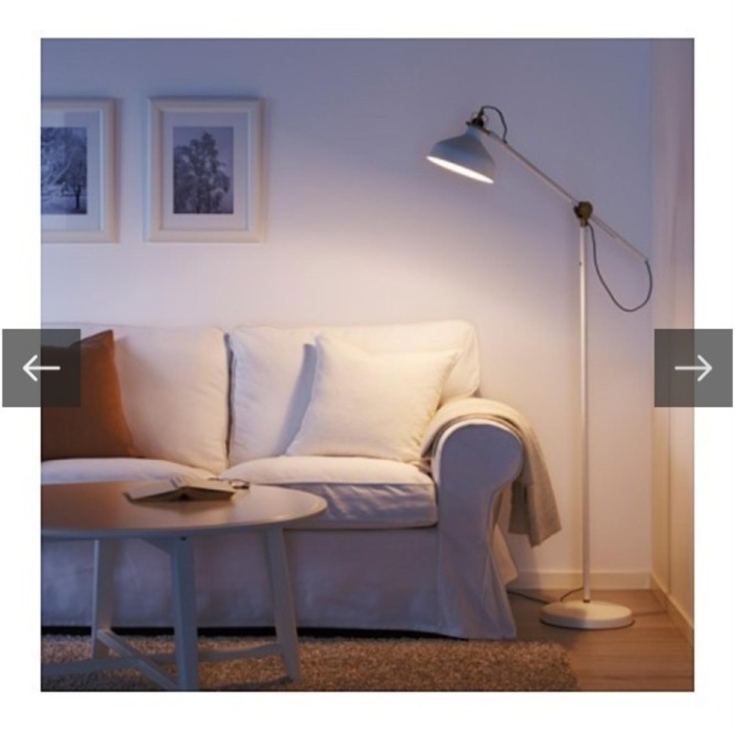 IKEA Ranarp White Floor Lamp - image-2