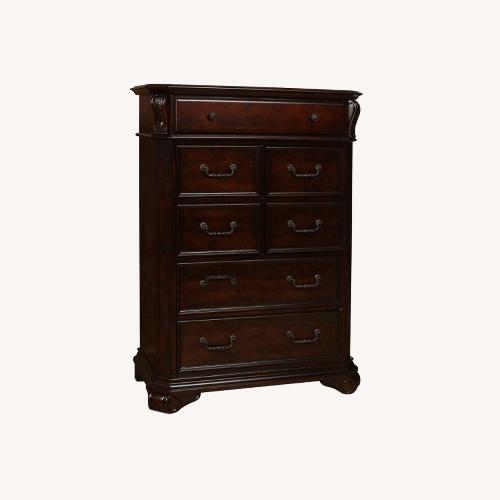 Used New Classic Furniture Co Dark Brown Wood Chest for sale on AptDeco