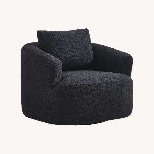 Used Black Fabric Accent Chairs for sale on AptDeco