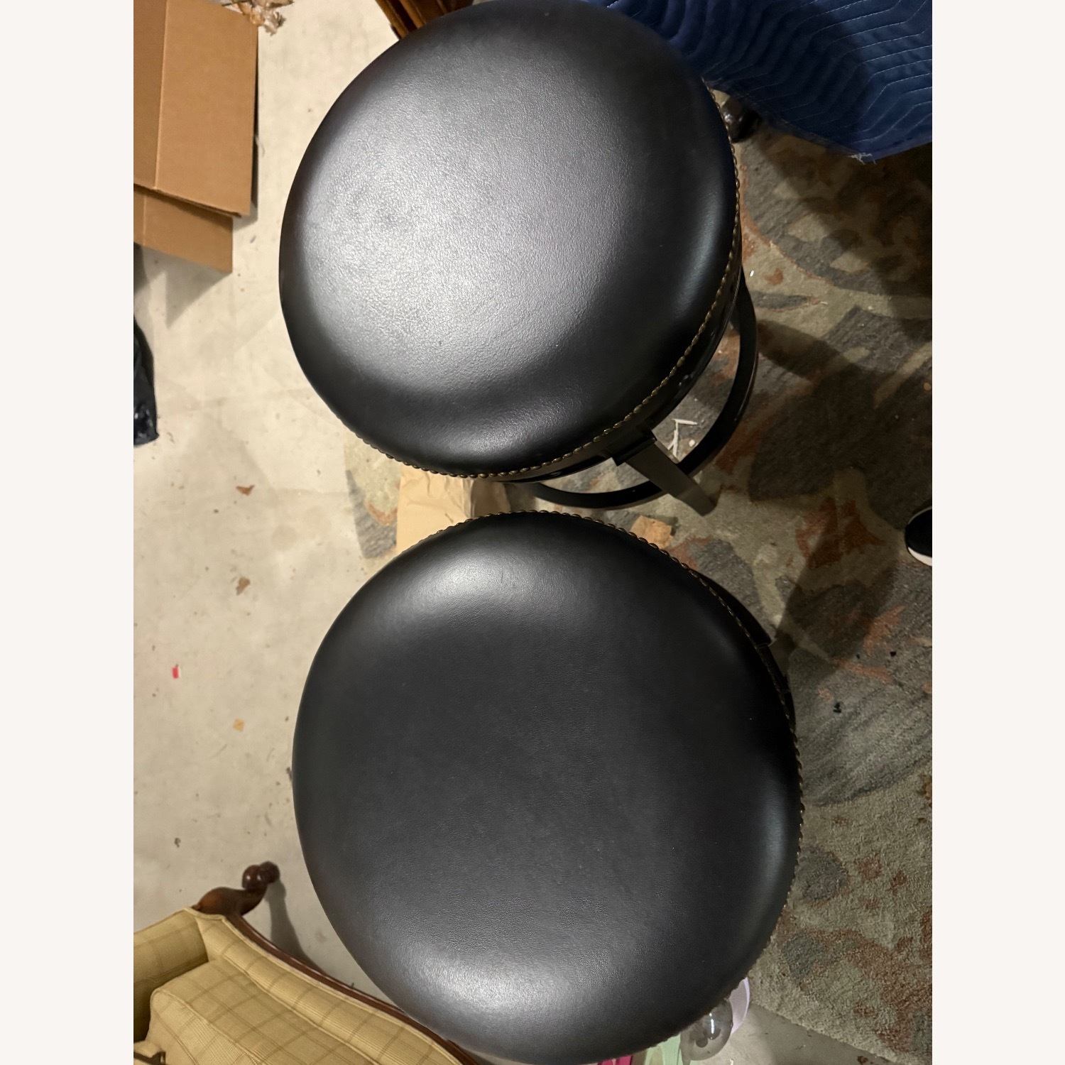 Frontgate Manchester Black Stools - image-4